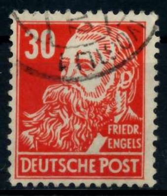 SBZ ALLG. Ausgaben Nr 222c gestempelt X8E11FA