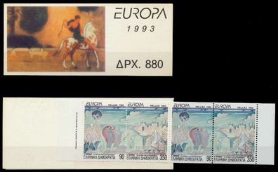 Griechenland Markenheft Nr MH 16 postfrisch S038C76