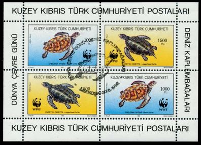 Türkisch-zypern Block 11 zentrisch gestempelt X91E9CE