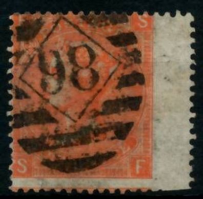 Grossbritannien 1840-1901 Nr 24 PL10Z gestempelt X6A1D3E