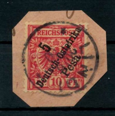 Deutsch-ostafrika DOA Nr 8b zentrisch gestempelt Briefstück X6CC522