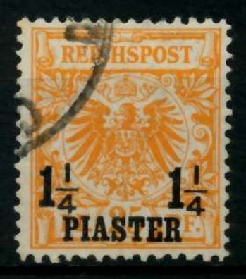 Deutsche Auslandspostämter TÜRKEI Nr 9a gestempelt gepr. X703596