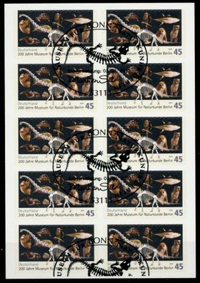 BRD BUND Folienblatt Nr FB5 #2780 gestempelt MH X70F386