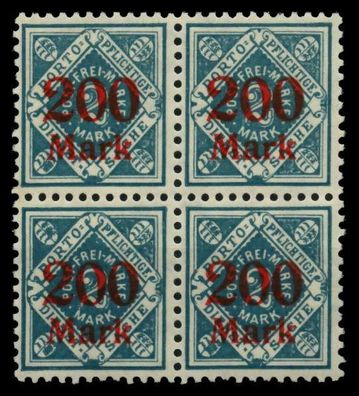 Württemberg DIENST Gemeinden Nr 168 postfrisch Viererbl X7110EA