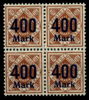 Württemberg DIENST Gemeinden Nr 170 postfrisch Viererbl X711172