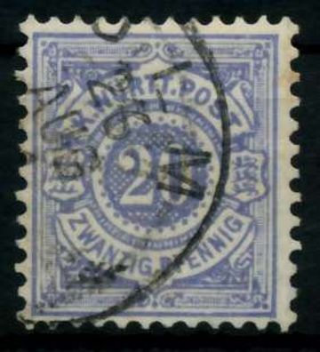 Württemberg Ausgabe VON 1875 1900 Nr 47a gestempelt X7136B2