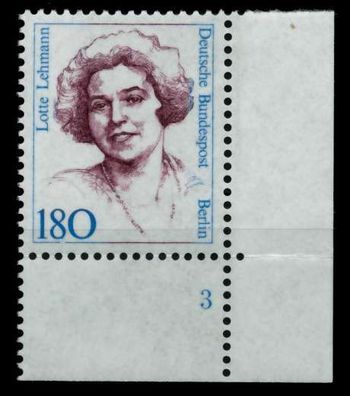 BERLIN DS FRAUEN Nr 844 postfrisch FORM3 gefaltet X72B40A