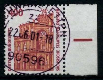 BRD DS Sehensw Nr 1562 zentrisch gestempelt SRA X7546B6