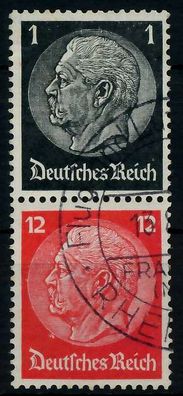 D-REICH Zusammendruck Nr S147 gestempelt SENKR PAAR X7A4236
