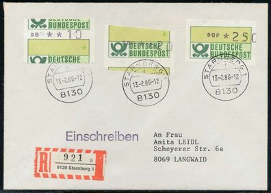 BRD ATM1-280 BRIEF EF Starnberger Springer X7E43D6