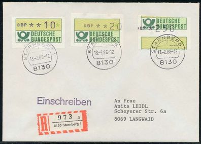 BRD ATM1-280 BRIEF EF Starnberger Springer X7E43CA