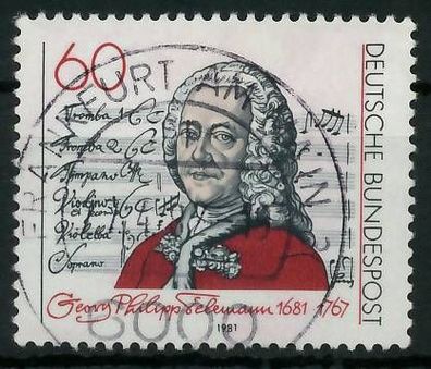 BRD 1981 Nr 1085 zentrisch gestempelt X823CCE