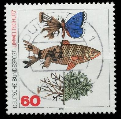 BRD 1981 Nr 1087 zentrisch gestempelt X823D22
