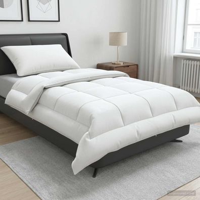 vidaXL Bettdecke und Kissen Set 2 pcs 137x200 cm Sommer 140 GSM Wolle