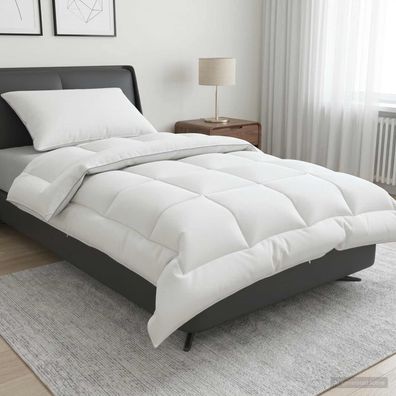 vidaXL Bettdecke und Kissen Set 2 pcs 140x200 cm 4 Jahreszeiten Wolle