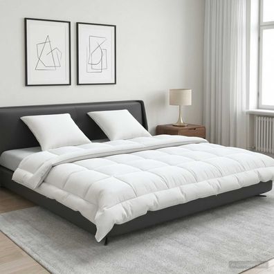 vidaXL Bettdecke und Kissen Set 3 pcs 220x240 cm Sommer 140 GSM Wolle