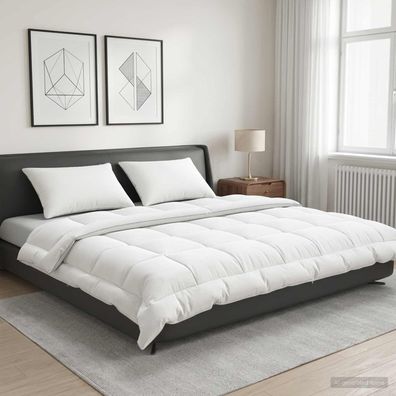 vidaXL Bettdecke und Kissen Set 3 pcs 200x200 cm Sommer 200 GSM Wolle