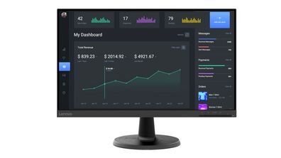 Lenovo C24-40, 60,5 cm (23.8"), 1920 x 1080 Pixel, Full HD, LED, 7 ms, Schwarz