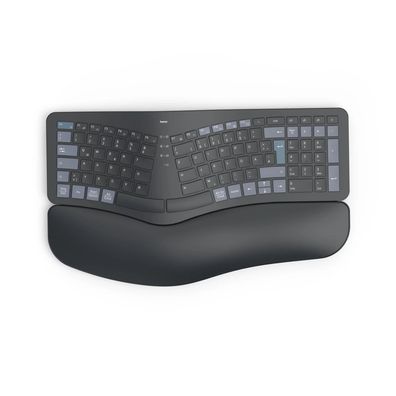 Hama WK-900 Ergo, 90%, Kabellos, RF Wireless + Bluetooth, Scherenschalter, QWERTZ, Sc