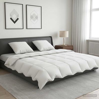 vidaXL Gänsedaunen-Bettdecken-Set 90% FULDA 3 pcs 200 x 200 cm Sommer