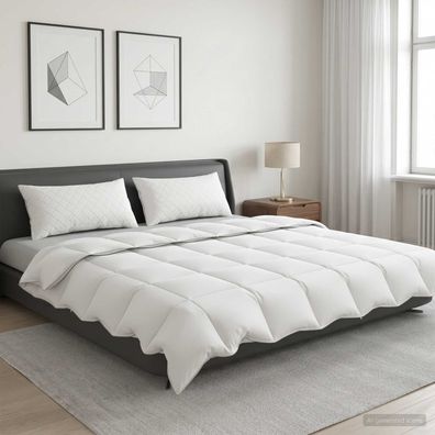 vidaXL Gänsedaunen-Bettdecken-Set 90% FULDA 3 pcs 200 x 240 cm Sommer