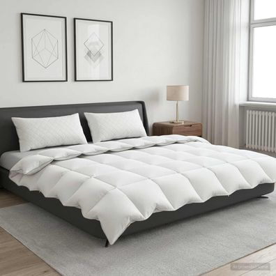 vidaXL Gänsedaunen-Bettdecken-Set 90% FULDA 3 pcs 200 x 200 cm Winter