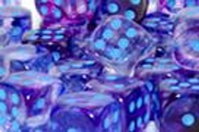 Nebula Polyhedral Nocturnal/blue Luminary 7 Die Set