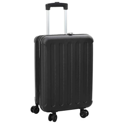 vidaXL Koffer mit Schloss Schwarz 43 x 27 x 66 cm ABS Kunststoff