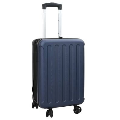 vidaXL Koffer mit Schloss Dunkelblau 34 x 23 x 55,5 cm ABS Kunststoff