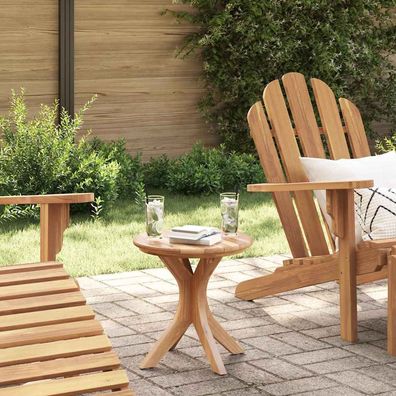 vidaXL Beistelltisch Braun 40 x 40 x 41 cm Massivholz Teak