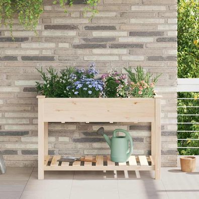 vidaXL Garten-Pflanzgefäß Beige 115 x 59 x 76,5 cm