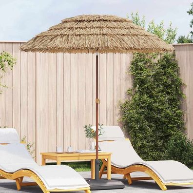 vidaXL Garten-Sonnenschirm Natur 160 x 160 x 196 cm
