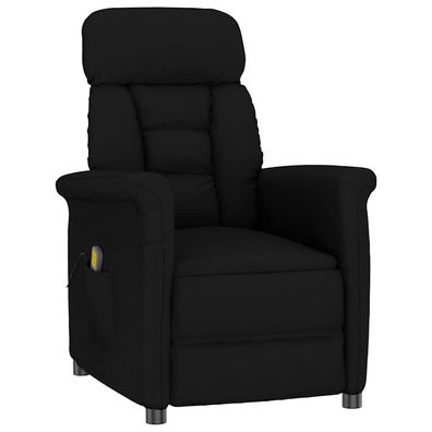 vidaXL Massagesessel Schwarz 96,5 x 70,5 x 95 cm Mikrofaser