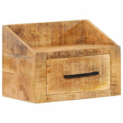 vidaXL Nachttisch Braun 40 x 30 x 30 cm Massivholz Mango