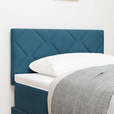 vidaXL Kopfteil Dunkelblau 80 cm Samt