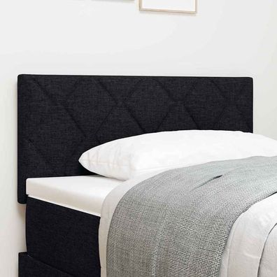 vidaXL Kopfteil Schwarz 90 cm Stoff