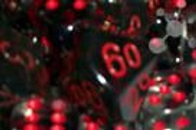 Translucent 16mm d6 Smoke/red Dice Block™ (12 dice)