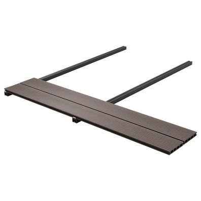 vidaXL Terrassendiele 40 stk. Dunkelbraun WPC
