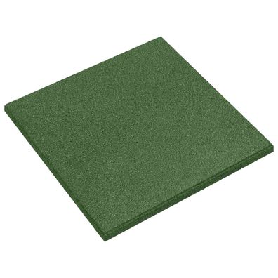 vidaXL Sturzschutzfliesen 24 stk. Grün 50 x 50 cm Gummi