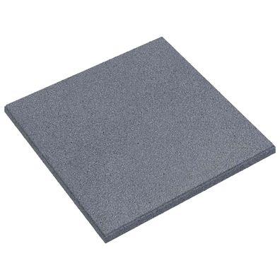 vidaXL Sturzschutzfliesen 24 stk. Grau 50 x 50 cm Gummi