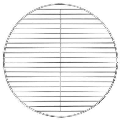 vidaXL Grillrost Silber 43 x 43 cm Edelstahl