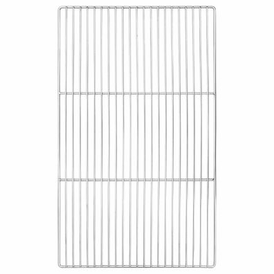 vidaXL Grillrost Silber 67 x 40 cm Edelstahl