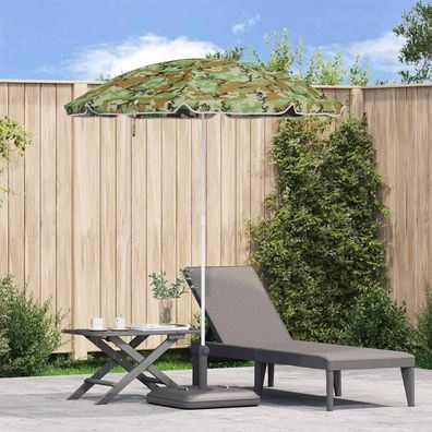 vidaXL Garten-Sonnenschirm 170T Polyester Tarnung