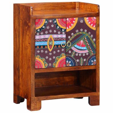 vidaXL Schuhschrank mit Regal Braun 55 x 35 x 75 cm Massivholz Akazie