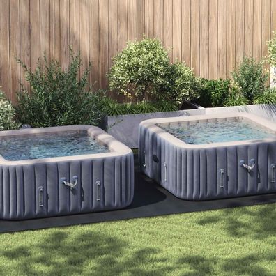vidaXL Bodenfolie für Pools Schwarz 500 x 250 x 0,1 cm Vliesstoff