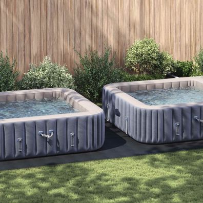 vidaXL Bodenfolie für Pools Schwarz 750 x 372 x 0,1 cm Vliesstoff