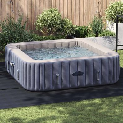 vidaXL Bodenfolie für Pools Schwarz 396 x 396 x 0,1 cm Vliesstoff