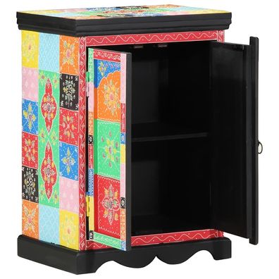 vidaXL Konsolentisch mit Regal mit Speicher Mehrfarbig 50 x 30 x 70 cm