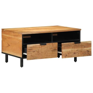 vidaXL Couchtisch Braun 80 x 54 x 40 cm Massivholz Akazie