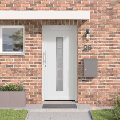 vidaXL Vordertür Weiß 98 x 200 cm PVC
